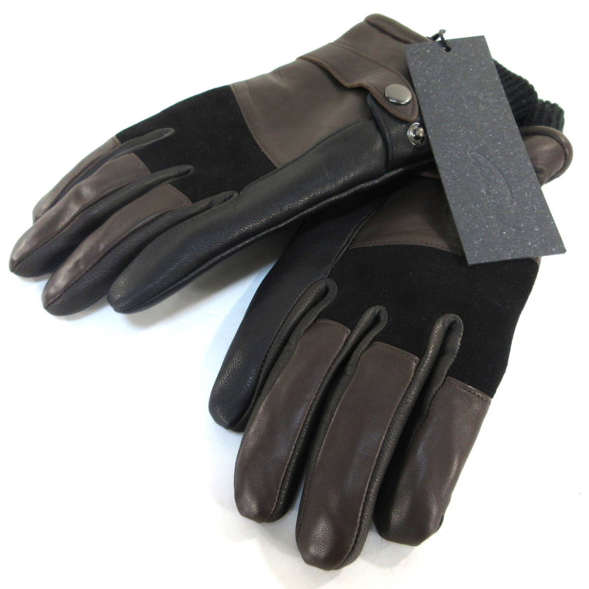 定1.6万 新品◆GOLDWIN MOTORCYCLE gwmaverick◆レザー アンチバイブレーション グローブ L 茶◆ゴールドウィン 手袋 GSM56050◆J727