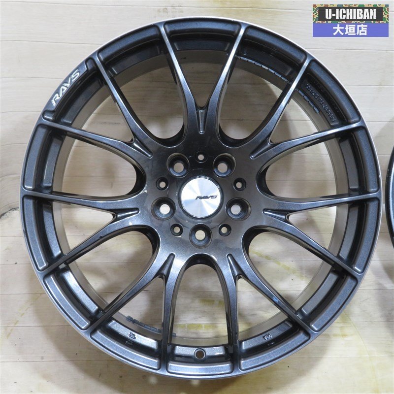 レイズ ホムラ RAYS HOMURA 2×7 19インチ 8.5j 38 5H 114.3 ATZ 