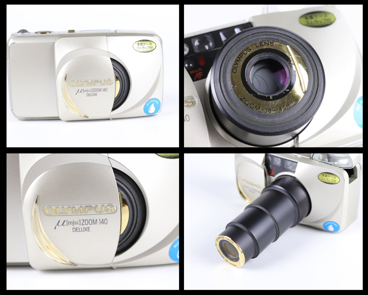 シャッターフラッシュOK】 OLYMPUS μ [ myu ] ZOOM 140 DELUXE