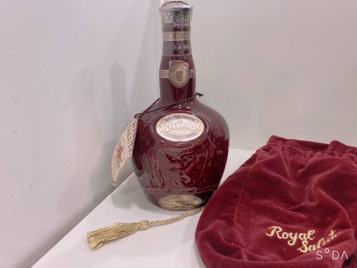 未開栓古酒ROYAL SALUTE 21年 SCOTCH WHISKY ロイヤルサルート 古酒