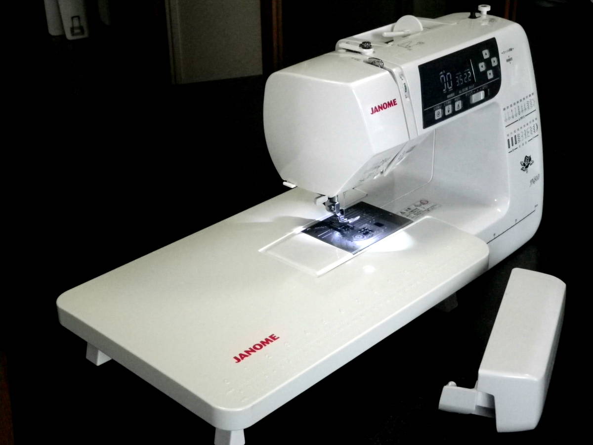 超美品！ジャノメ JN810 808型コンピュータミシン 革 ジーンズ