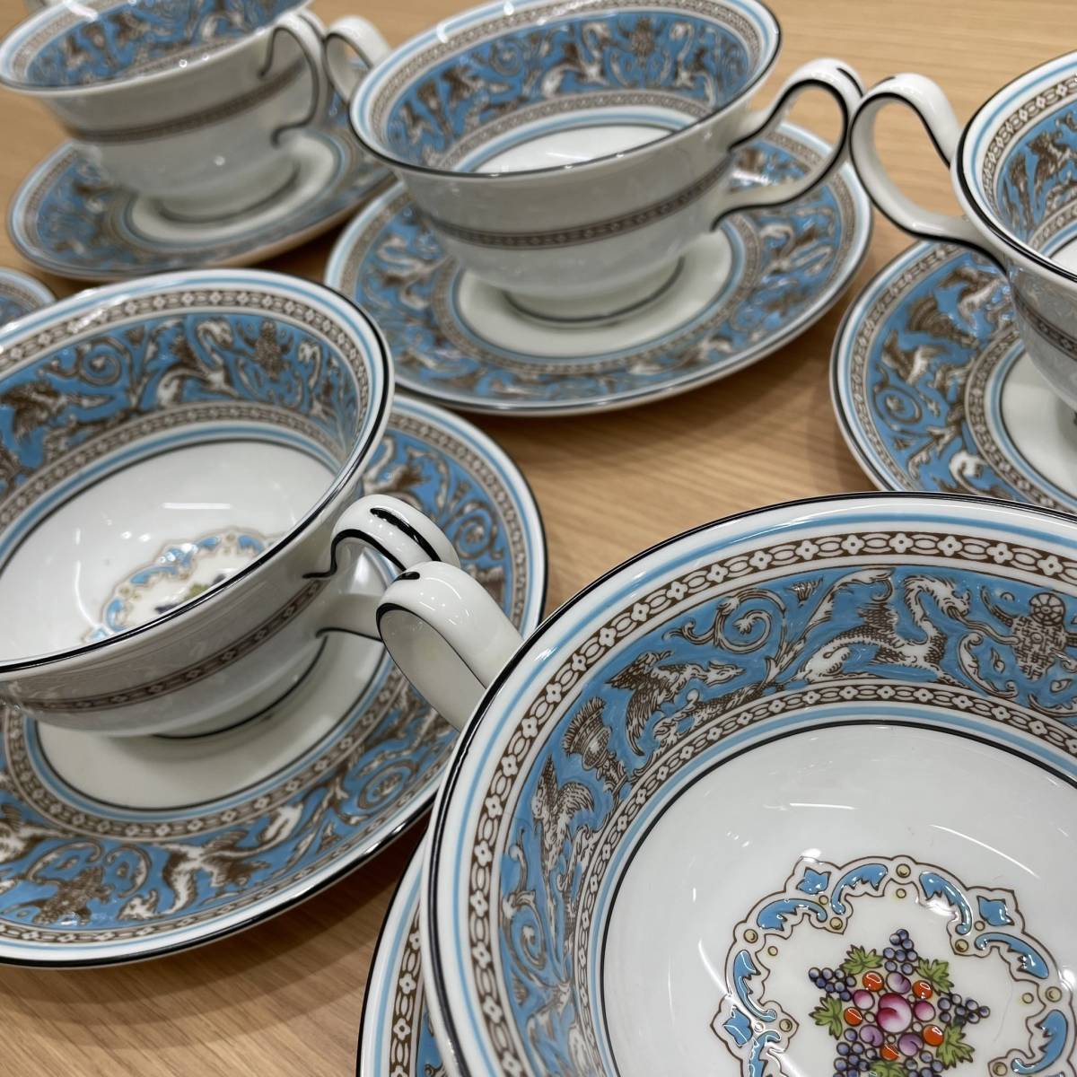 フロレンティーン ゴールド スープカップ 6個セット JV1026】WEDGWOOD ウェッジウッド スープカップ 6客セット おまとめ