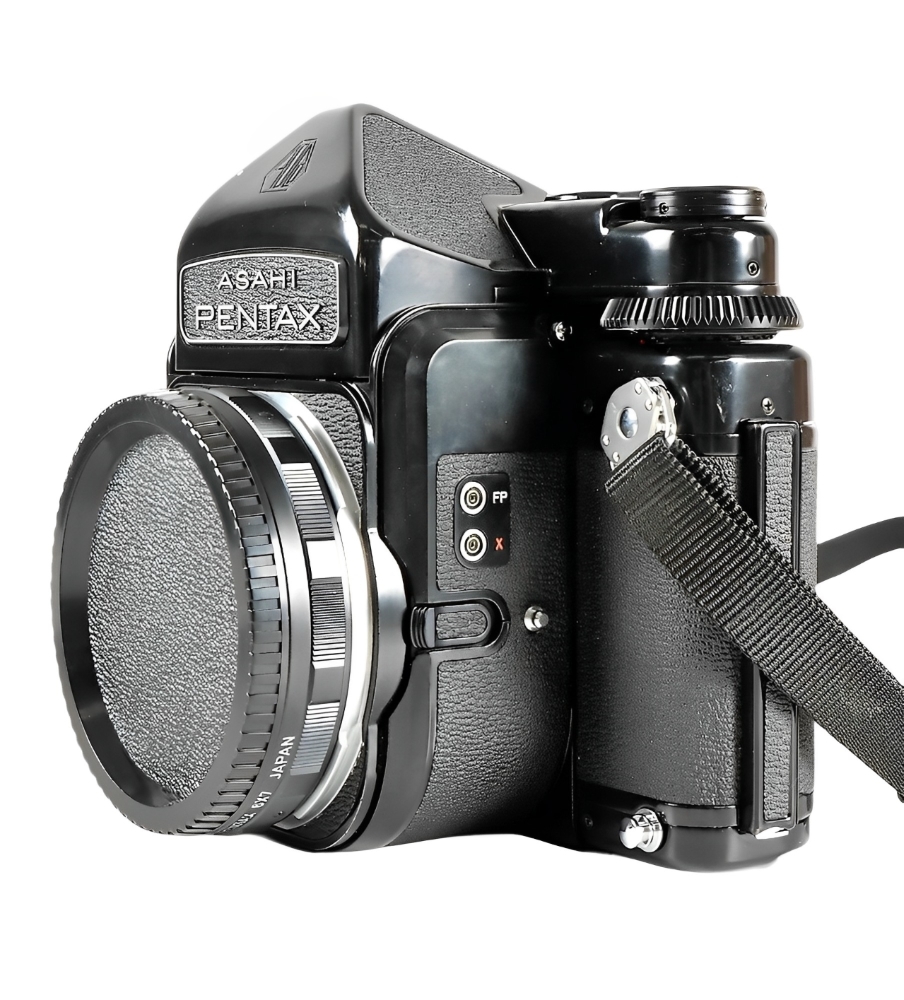 【ジャンク】PENTAX 6×7 67 バケペン フィルムカメラ レンズ付き ジャンクPENTAX □PENTAX 6x7 ジャンク品□ 6×7 67 バケペン フィルム