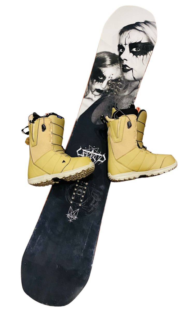 2点セット】CAPITA DOA 152 BURTON MOTO 27.5 スノーボード ブーツ 板 