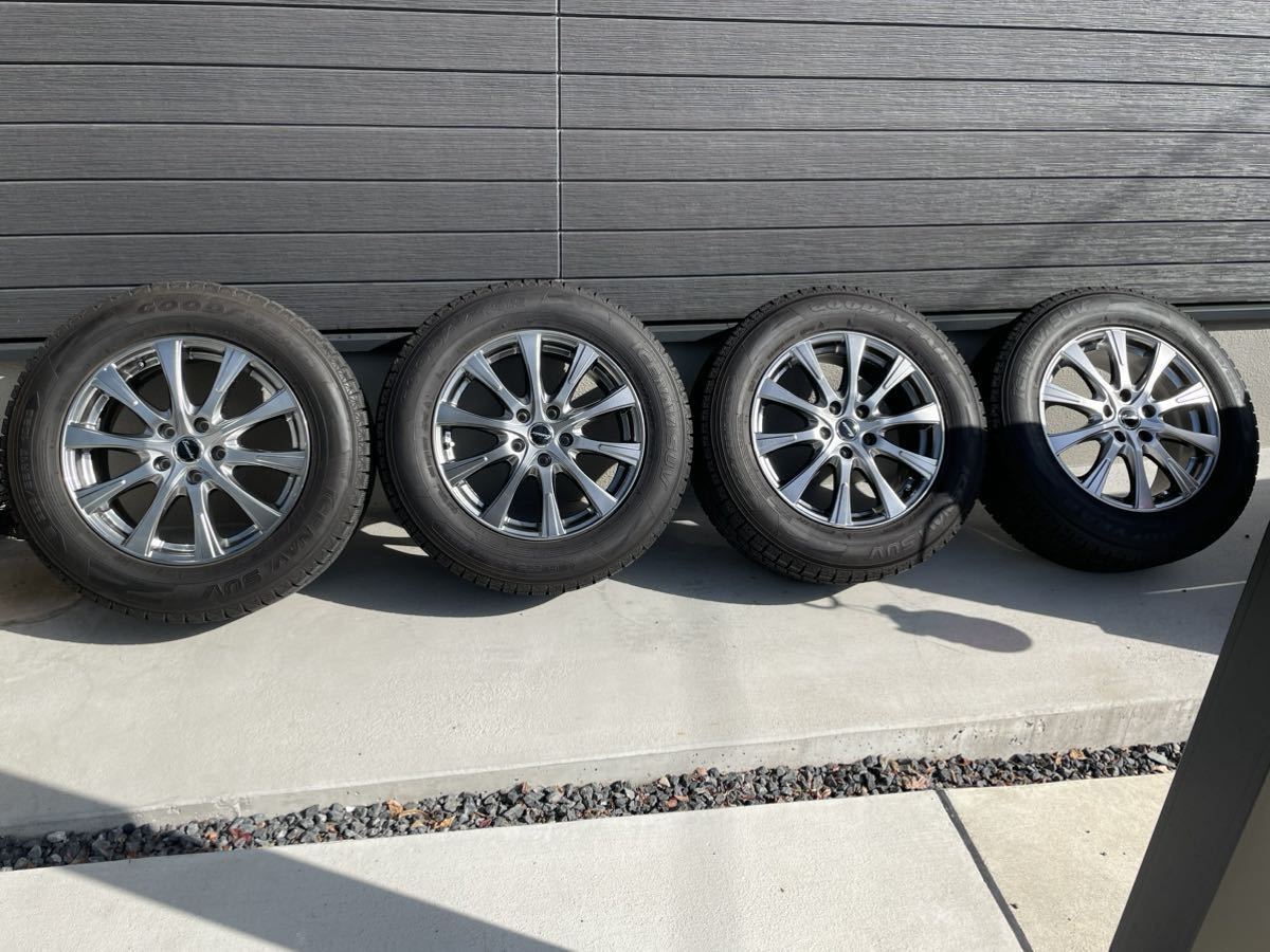 スタッドレスタイヤホイール4本セット 225/65R17 ハリアー RAV4 2023年