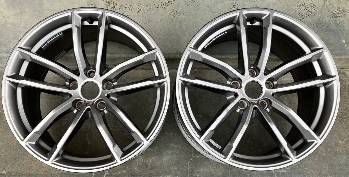 BMW G30 G31 5シリーズ Mスポーツ 純正 アルミホイール 18in 9J +44 PCD112 2本セット