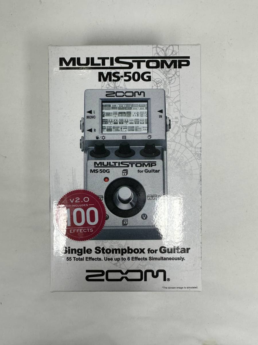 □ ZOOM STOMP MULTI マルチストンプ MS-50G マルチエフェクター