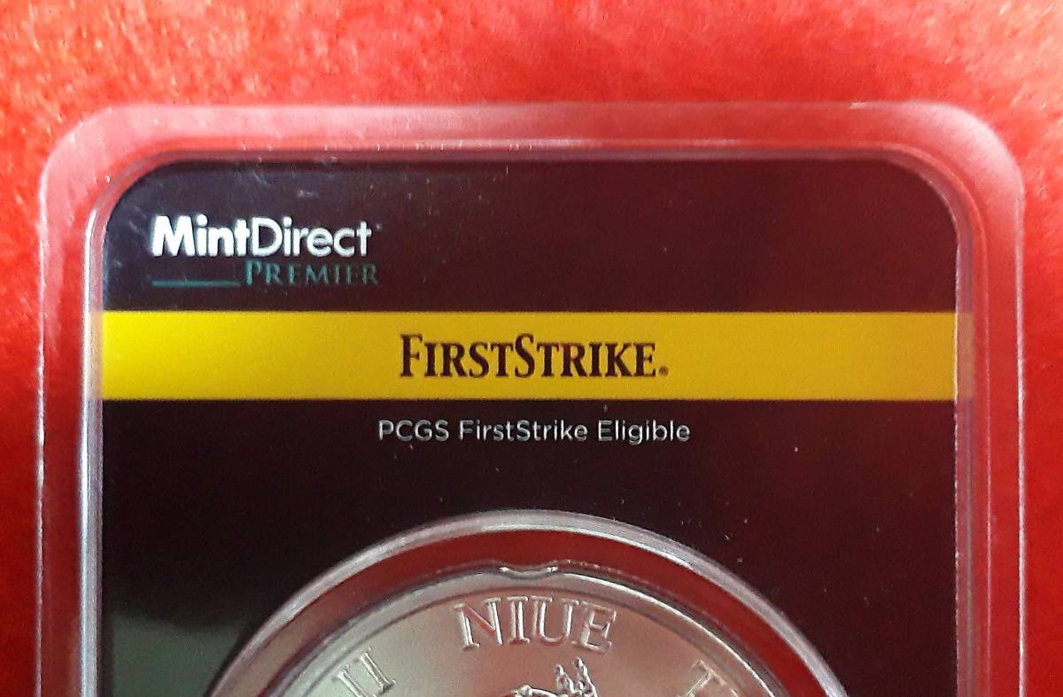 ニウエ 2021 ディズニー(ミッキー&グーフィー)【firstStrike】 BU 銀貨