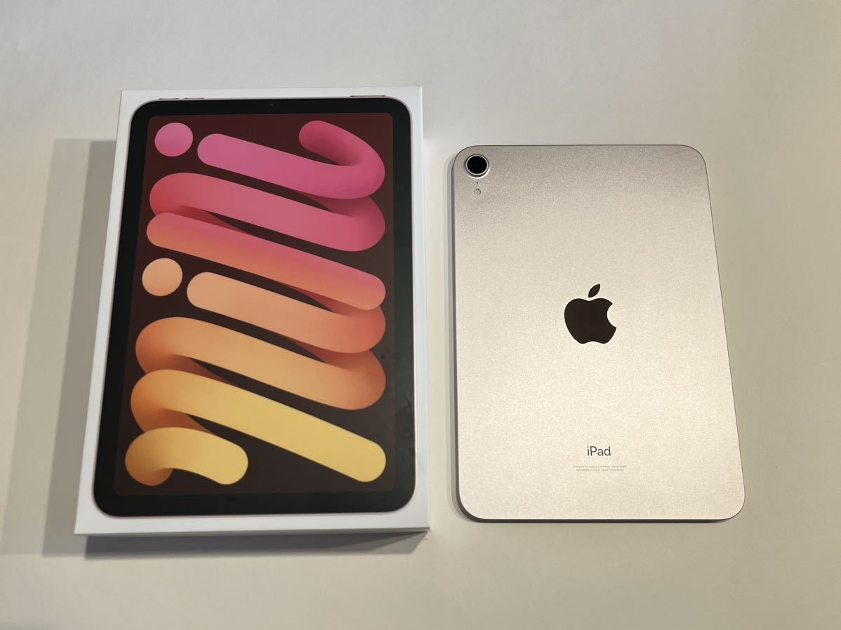 純正品・動作確認済】iPad mini 第6世代 Wi-Fiモデル 64GB Pink MLWL3J/