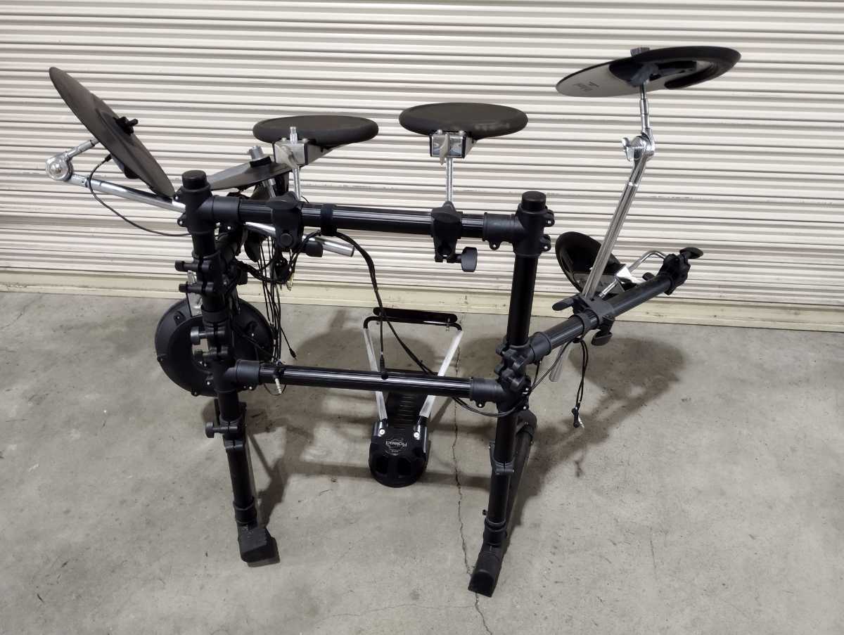 【定番人気，高品質】 電子ドラムセット Roland ローランド V-Drums シルバー／ブラック メタル 楽器 器材 ドラム 打楽器 演奏 コンパクト(電子ドラム)｜売買されたオークション情報、yahooの商品情報をアーカイブ公開 電子ドラム