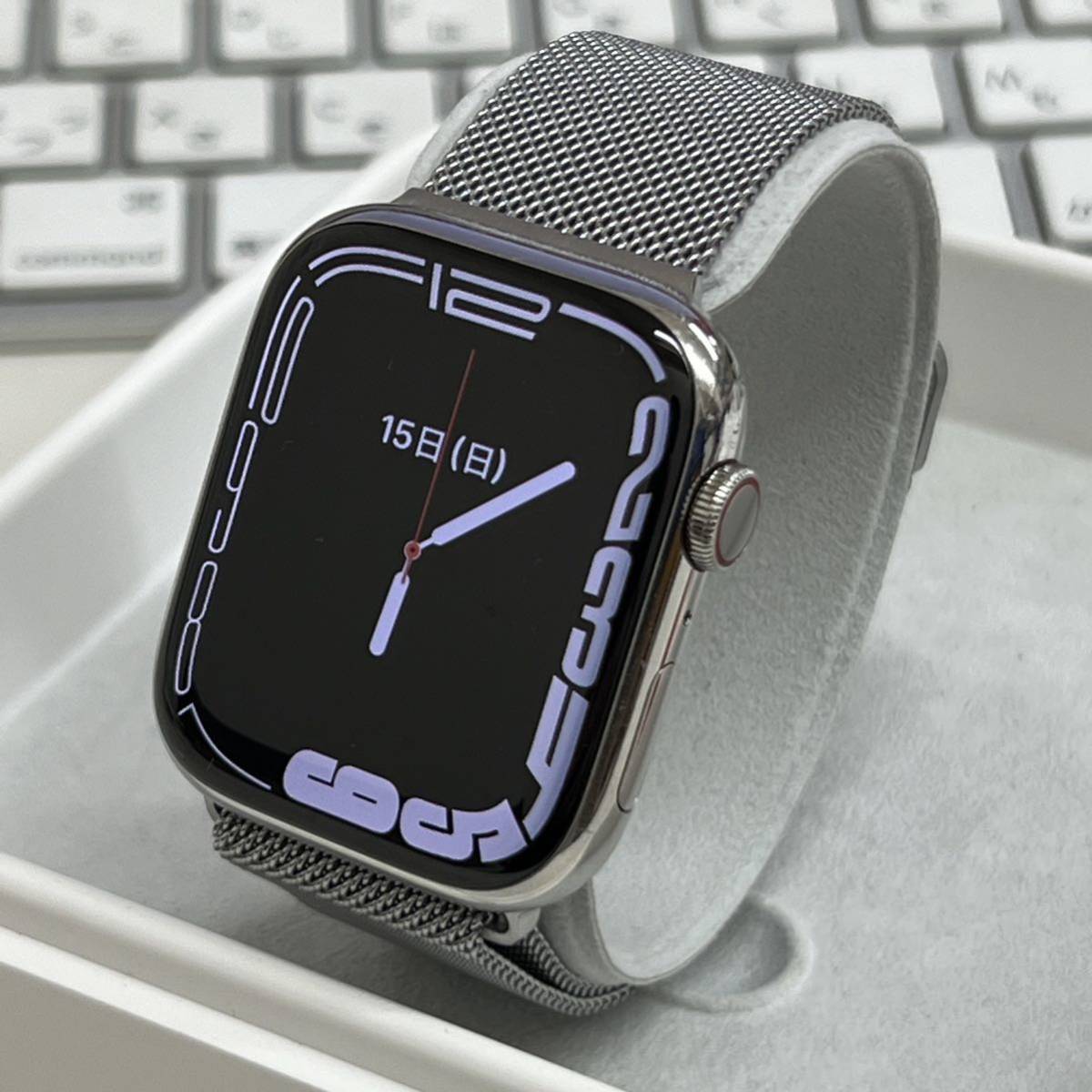  YW30 Apple Watch 7 ステンレススチール45mm GPS+セルラー(スマートウォッチ本体)｜売買されたオークション情報、yahooの商品情報をアーカイブ公開 - オークファン スマートウォッチ本体