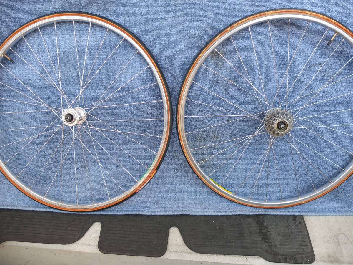 ambrosio 650 チューブラーリム SANSINハブ AMBROSIO リム レース