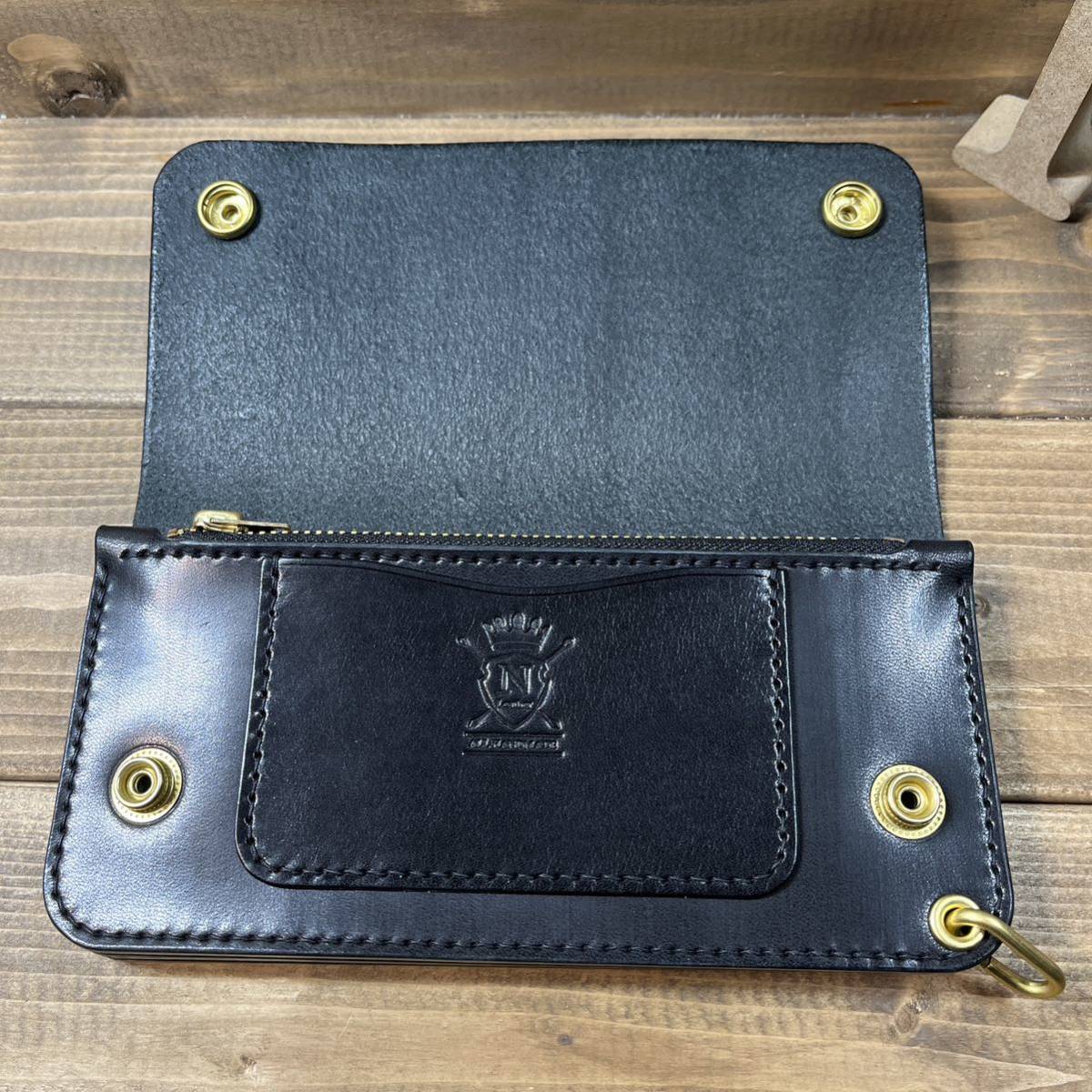 トラッカーウォレット 180 タロンジッパー 栃木レザー サドルレザー