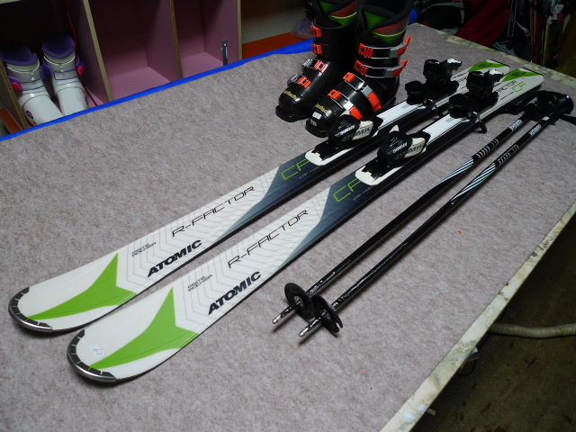 北海道発スキーセット №29 ATOMIC 151cm ブーツ 26cm スキー板