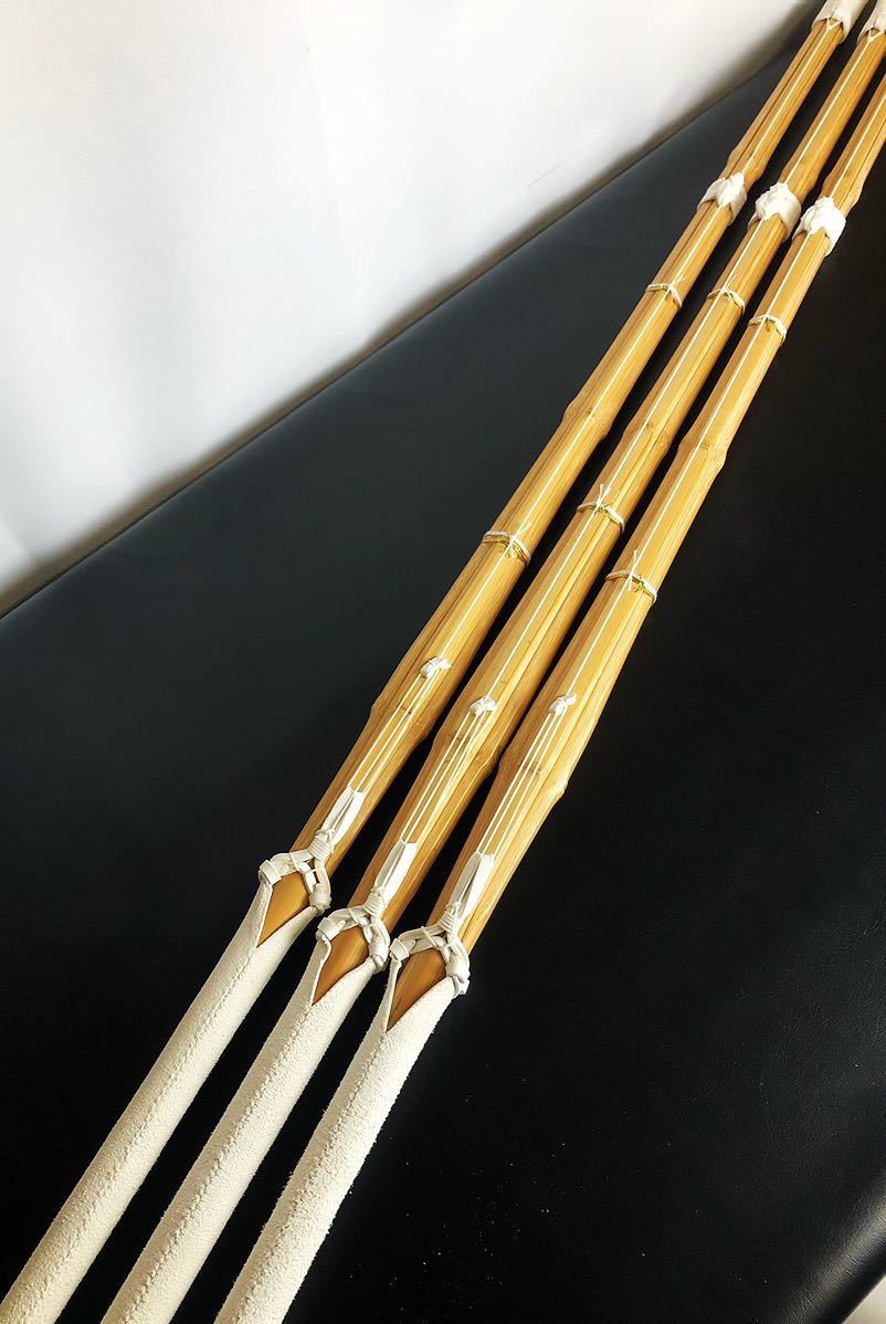 【新品】剣道　極軽竹刀　24mm 古刀型　39サイズ　総吟W完成品　3本セット