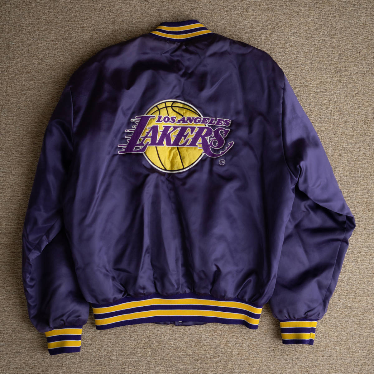 90s USA製 NBA vintage Swingsterレイカーズスタジャン