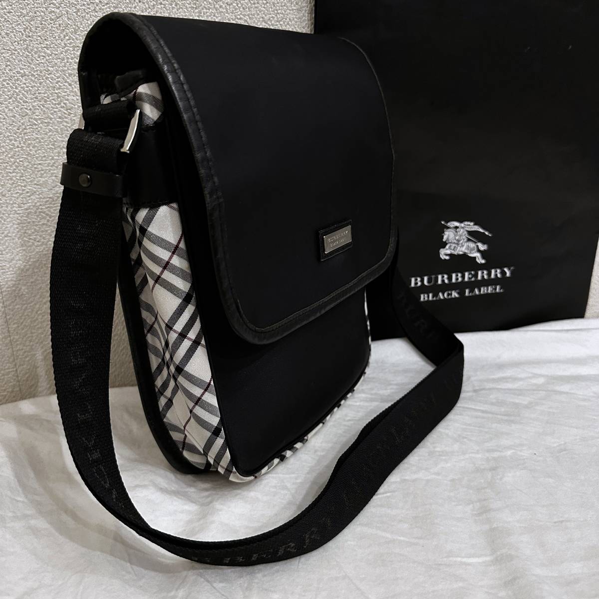 激レア バーバリー ブラックレーベル モッズコート ノバチェック 美品