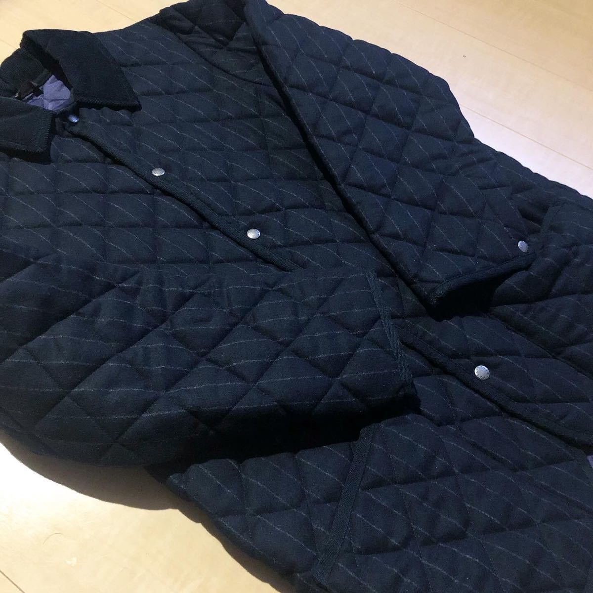  マッキントッシュ MACKINTOSH カシミヤ混チョークストライプウール キルティングジャケット シップス別注 メイド イン スコットランド(男性用)｜売買されたオークション情報、yahooの商品情報 男性用