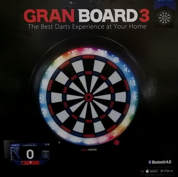 AAM686T 未使用 GRAN BOARD 3/GRAN DARTS グランボード/ダーツ Bluetooth4.0 ブルー系