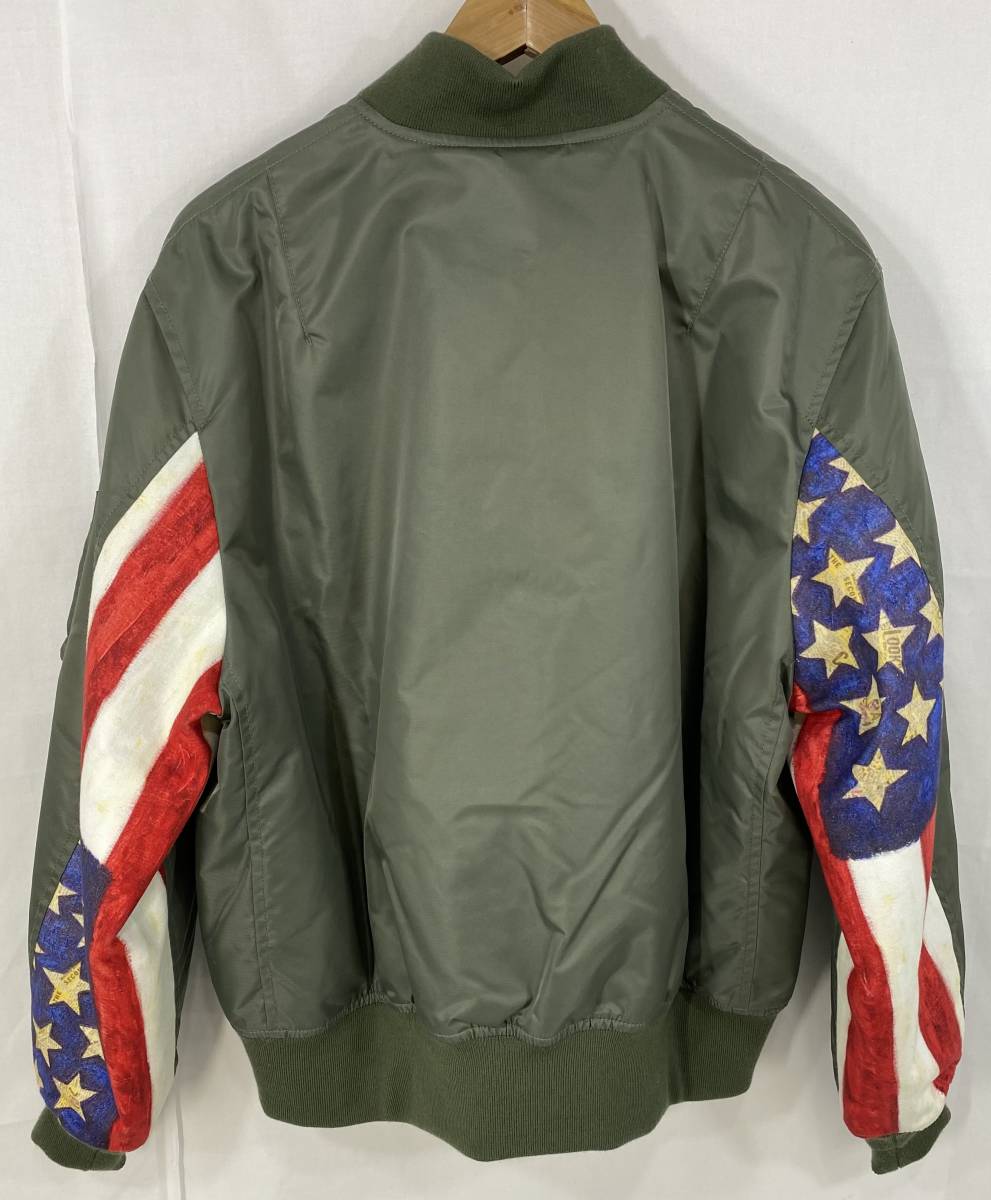 中古】RUTSUBO SHO WATANABE FLAG MA-1 JACKET R18FW-SHO-MA1 Mサイズ 