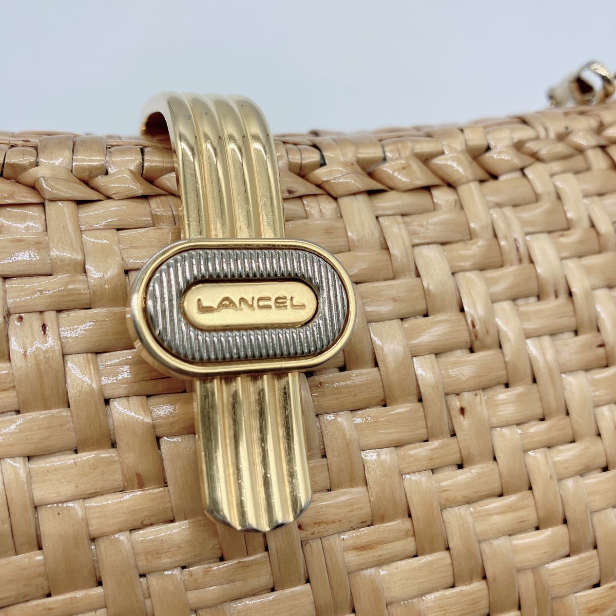 高級感 LANCEL ランセル ショルダーバッグ イタリア製 ゴールド金具 