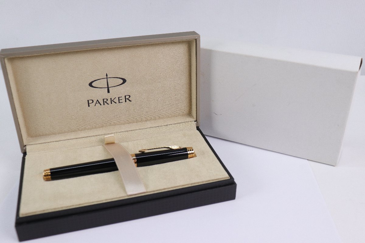 PARKER パーカー 万年筆 デュオフォールド ペン先18K 750刻印 文具