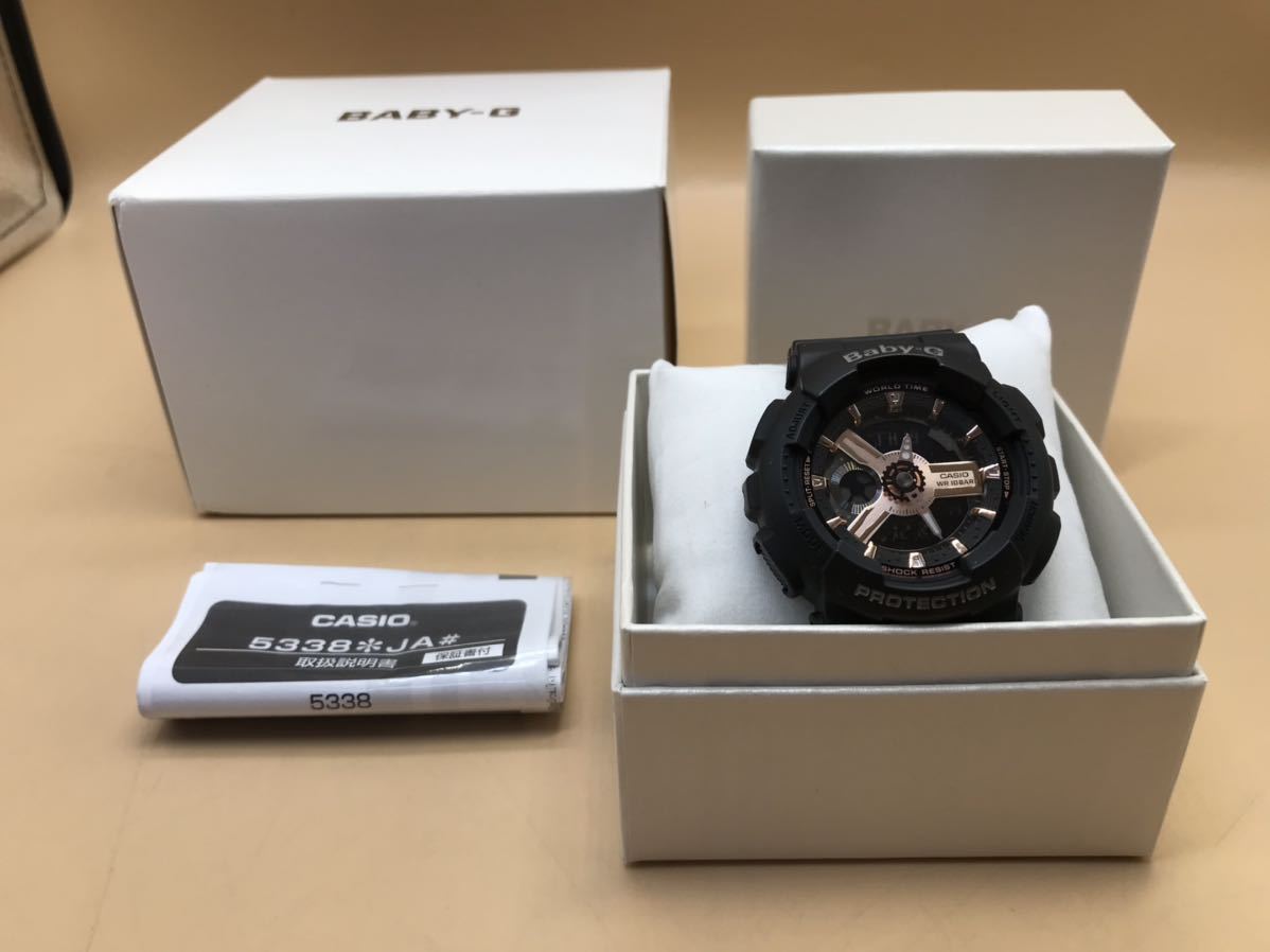 32299) CASIO カシオ Gショック BABY-G5338 JA ブラック G-SHOCK 