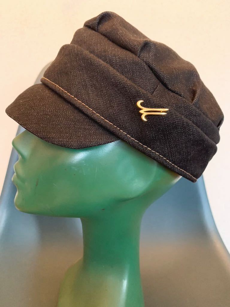 ◇ミュールバウアー◇Muhlbauer◇デニムキャスケット◇マリンキャップ◇美品◇H.P.France◇