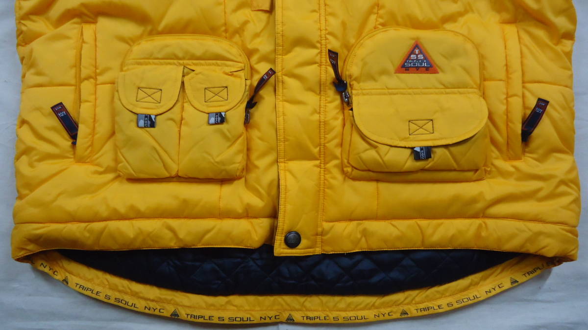 TRIPLE FIVE SOUL CITY VEST HOODED JACKET 旧モデル 防寒 ジャケット 
