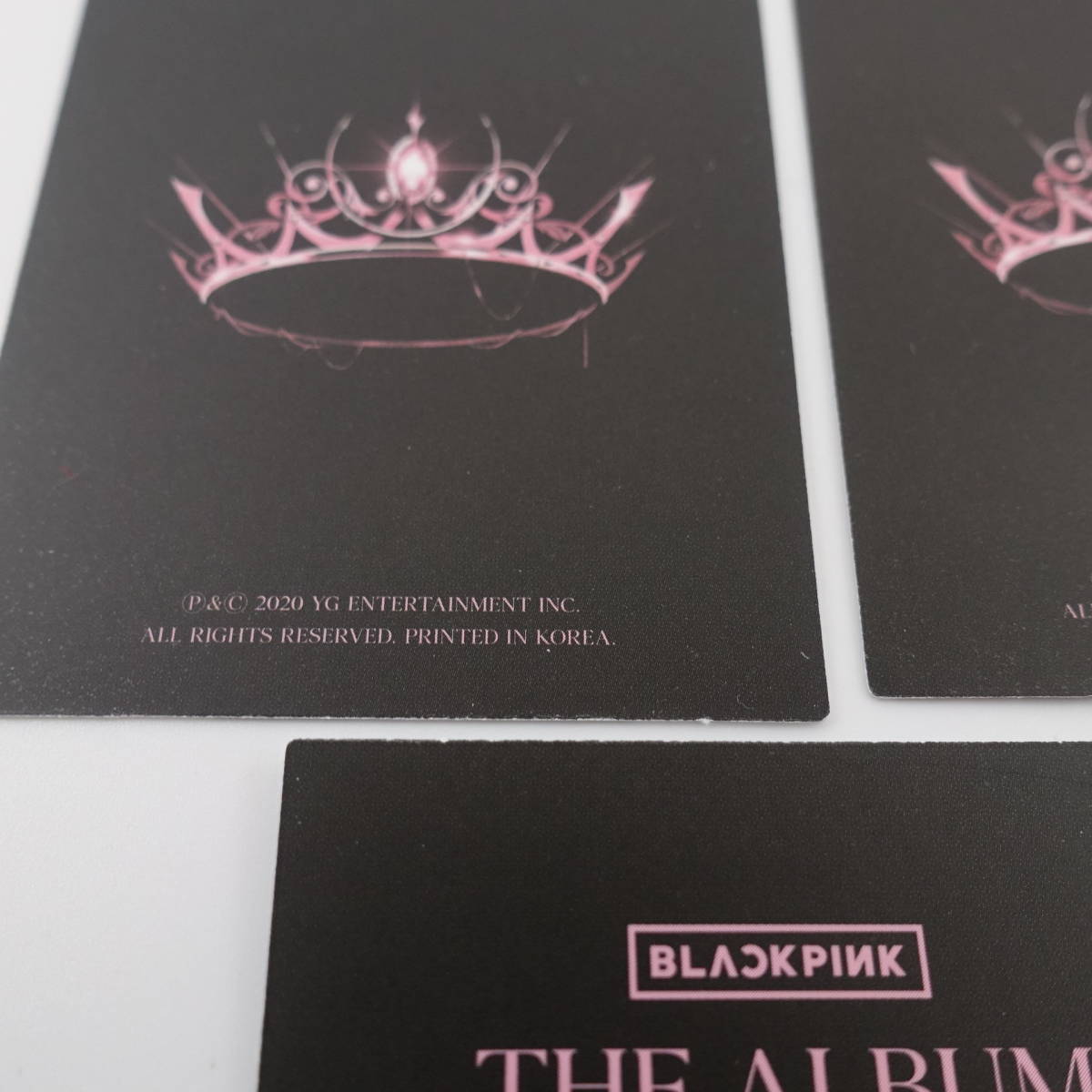 BLACKPINK ジェニ/1st full album THE ALBUM/トレカ フォト カード/5枚