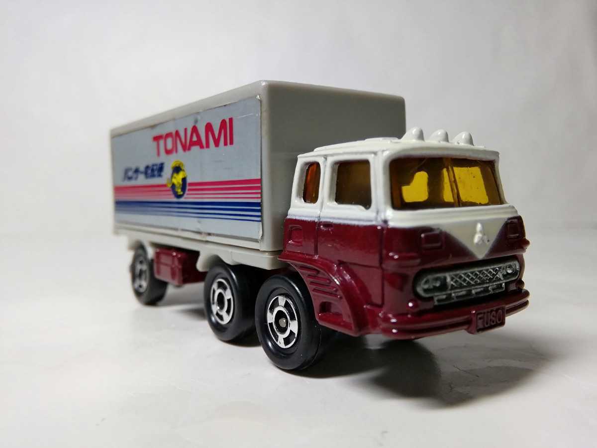 トミカ】 ふそう パネルバン トナミ運輸 全国運送トラックフェア 黒箱