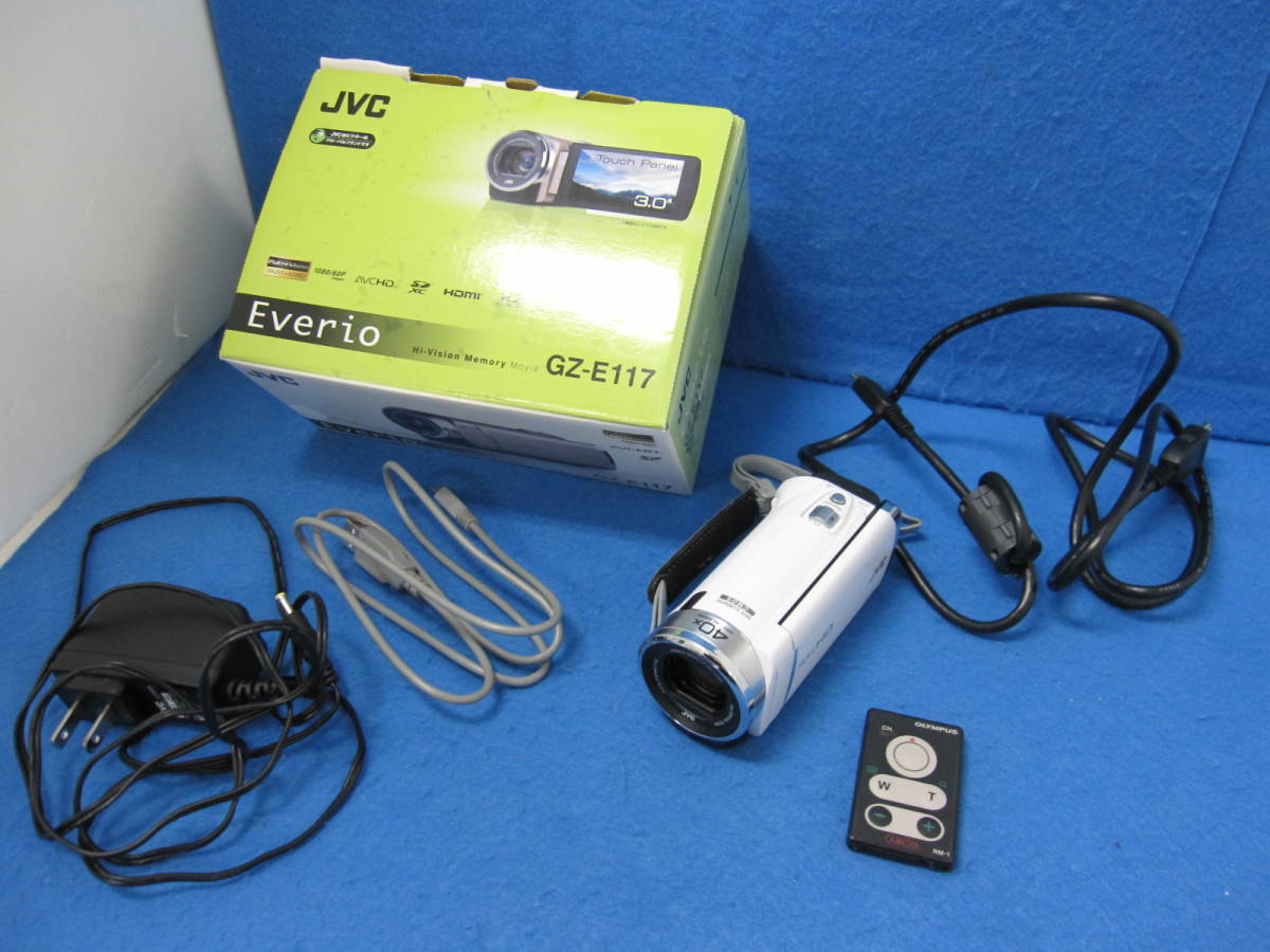 144081 Victor JVC GZ-E117-R デジタルビデオカメラ デジカメ ビクター