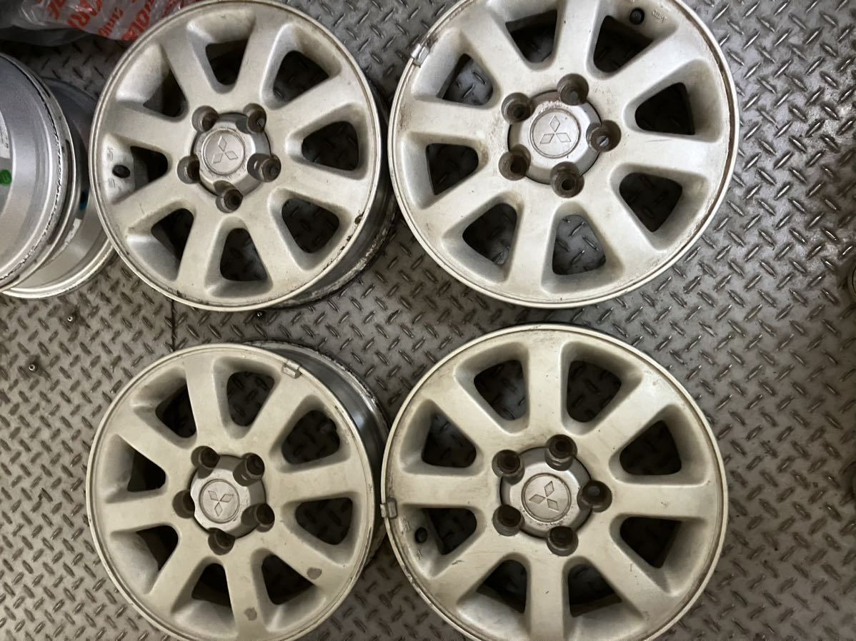 ENKEI製！三菱 パジェロミニ 純正ホイール15インチ ×5.5J＋46 （中古 