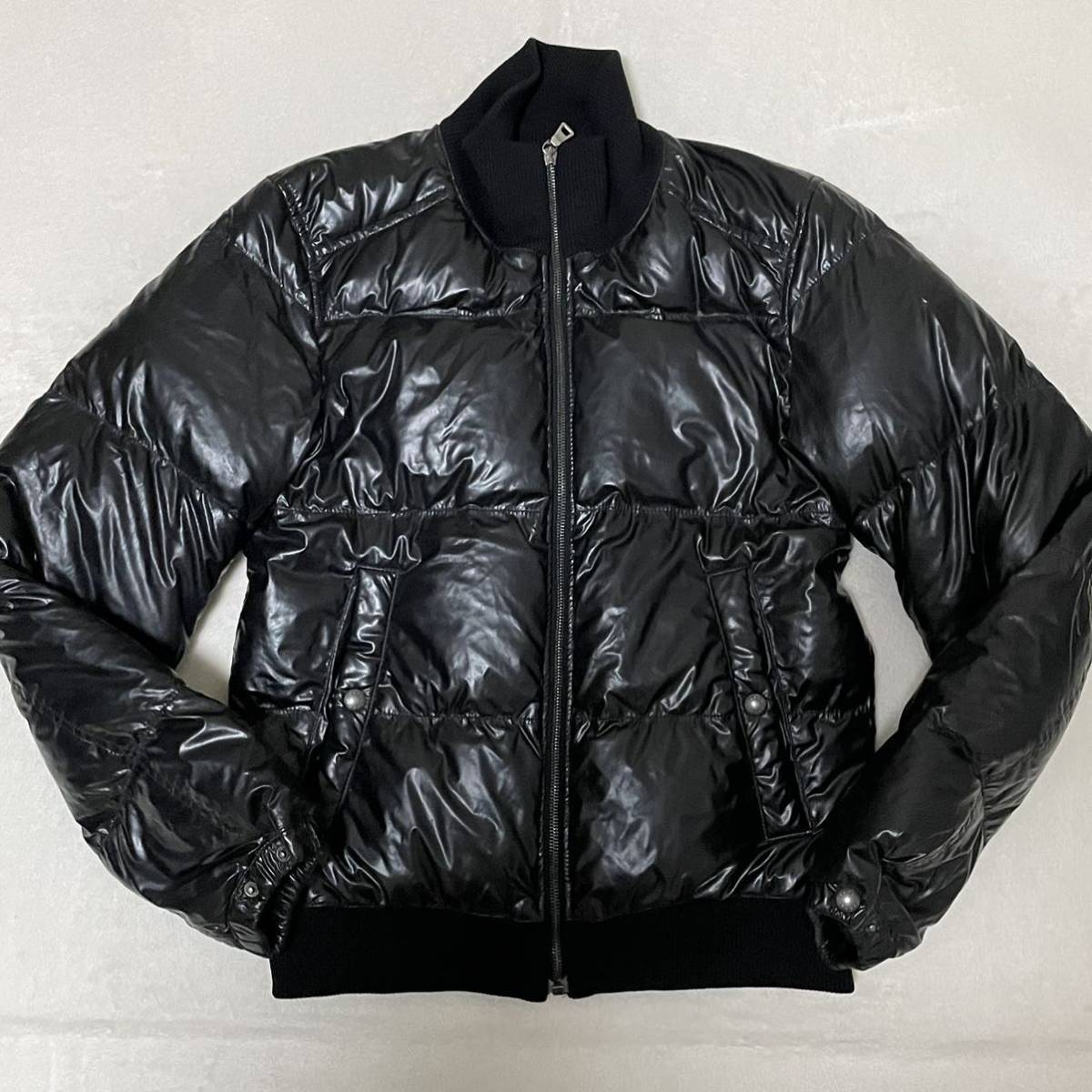プラダ PRADA』ダウンジャケット ブラック 黒 44 / S〜M メンズ SGV759 