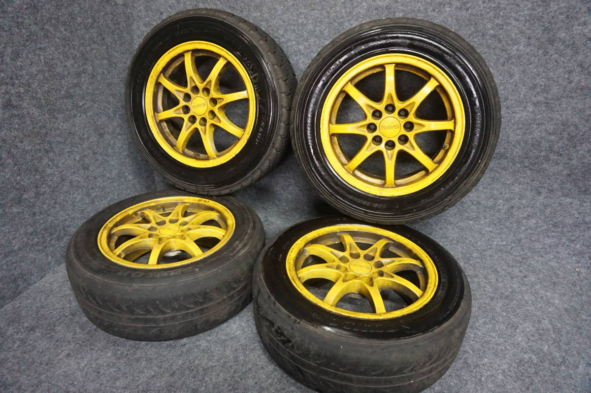 レイズ 14インチ 6.5J+42 PCD100 4穴 ハブ65mm RAYS 32 100 4H 65 