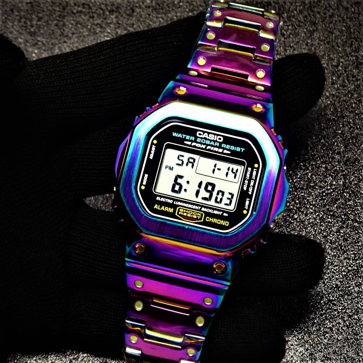カシオメーカー保証付・未使用・新品・GショックカスタムDW5600本体 