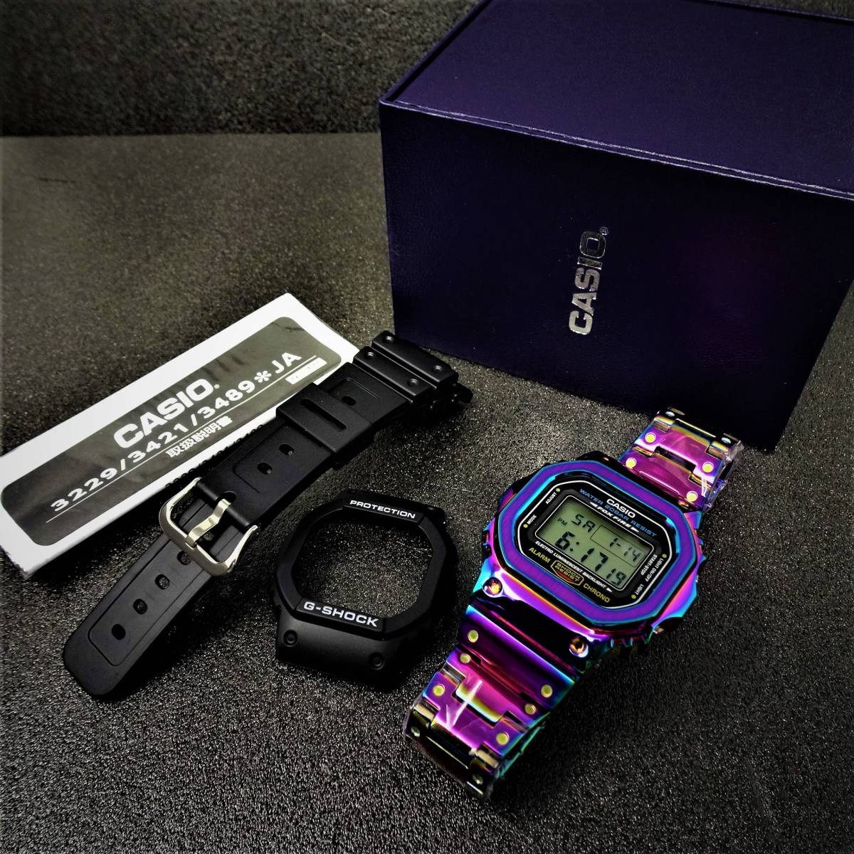 カシオメーカー保証付・未使用・新品・GショックカスタムDW5600本体 
