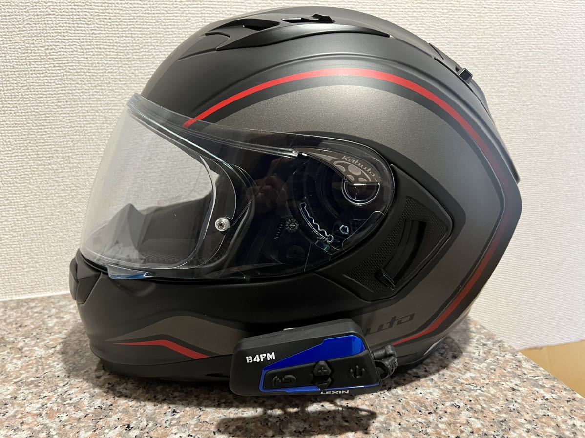 中古】インカム付き OGK KABUTO オージーケーカブト KAMUI-Ⅲ KAMUI 3 
