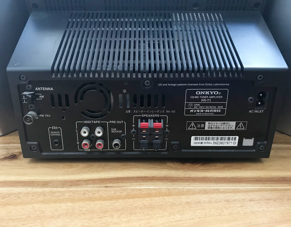 ◇ONKYO FR-T1 X-T1 CD・MDチューナーアンプ コンポ ◇ 家電、AV
