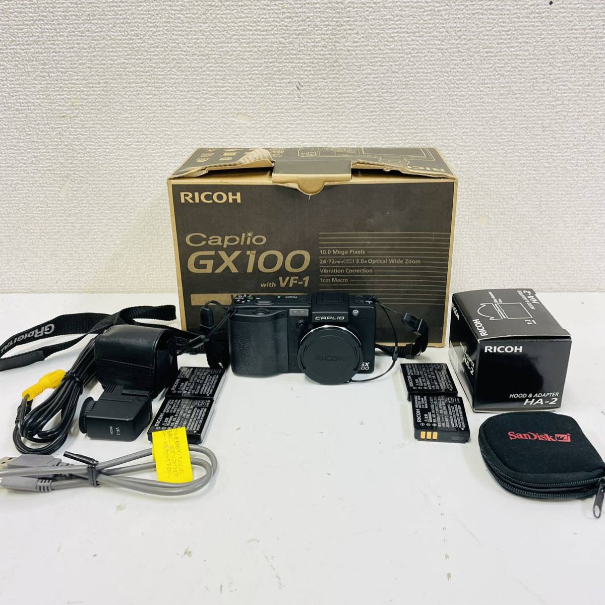 100%新品，新作登場 Ricoh GX100 VF Kit コンパクトデジタルカメラ