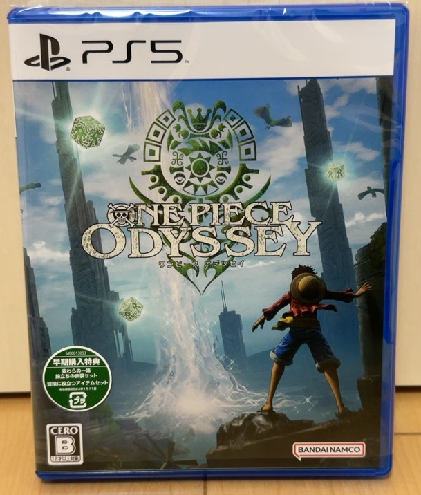 新品同様★PS5★特典コード未使用★ワンピース オデッセイ★ONE PIECE ODYSSEY