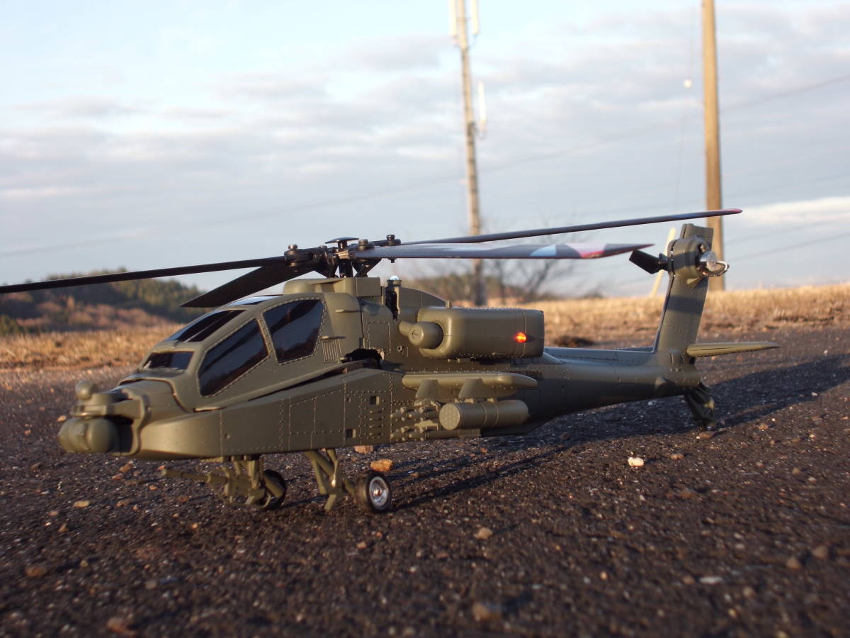 小型ヘリ アパッチ　 フルセット