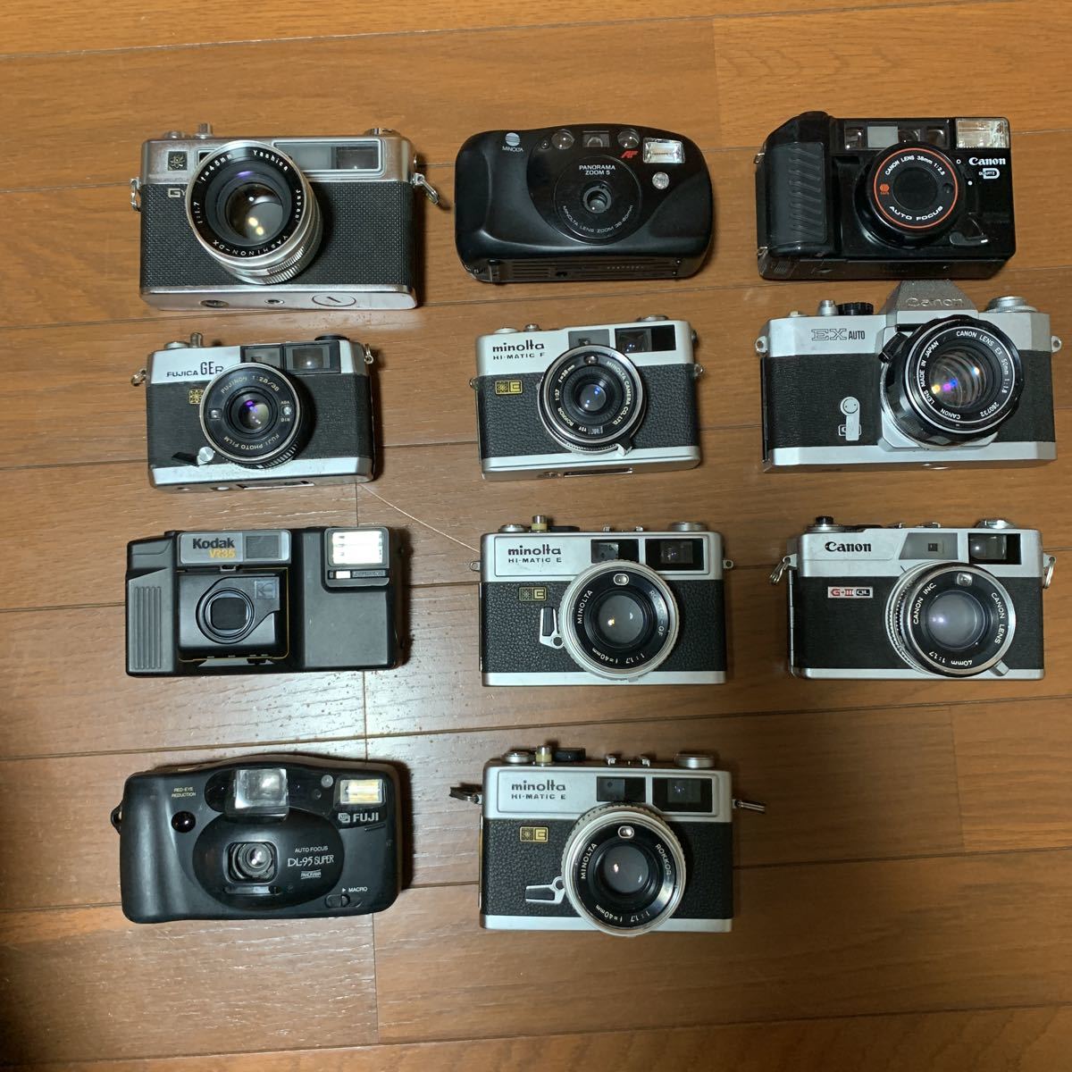 フィルムカメラ YASHICA Canon FUJI FUJIKA Kodak minolta カメラ大量