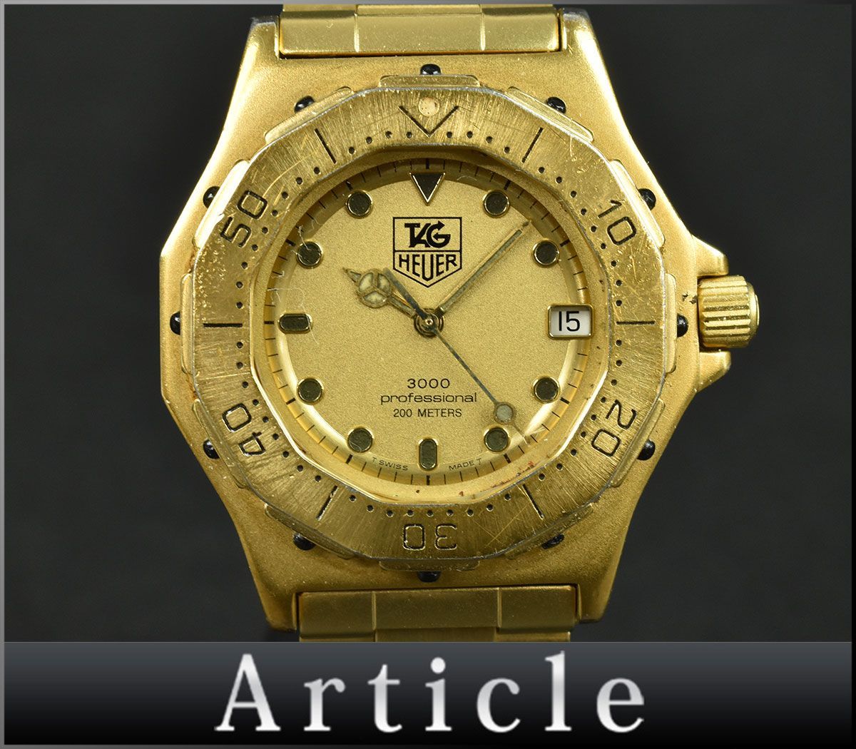 138948◇動作確認済 TAG Heuer タグホイヤー 3000シリーズ