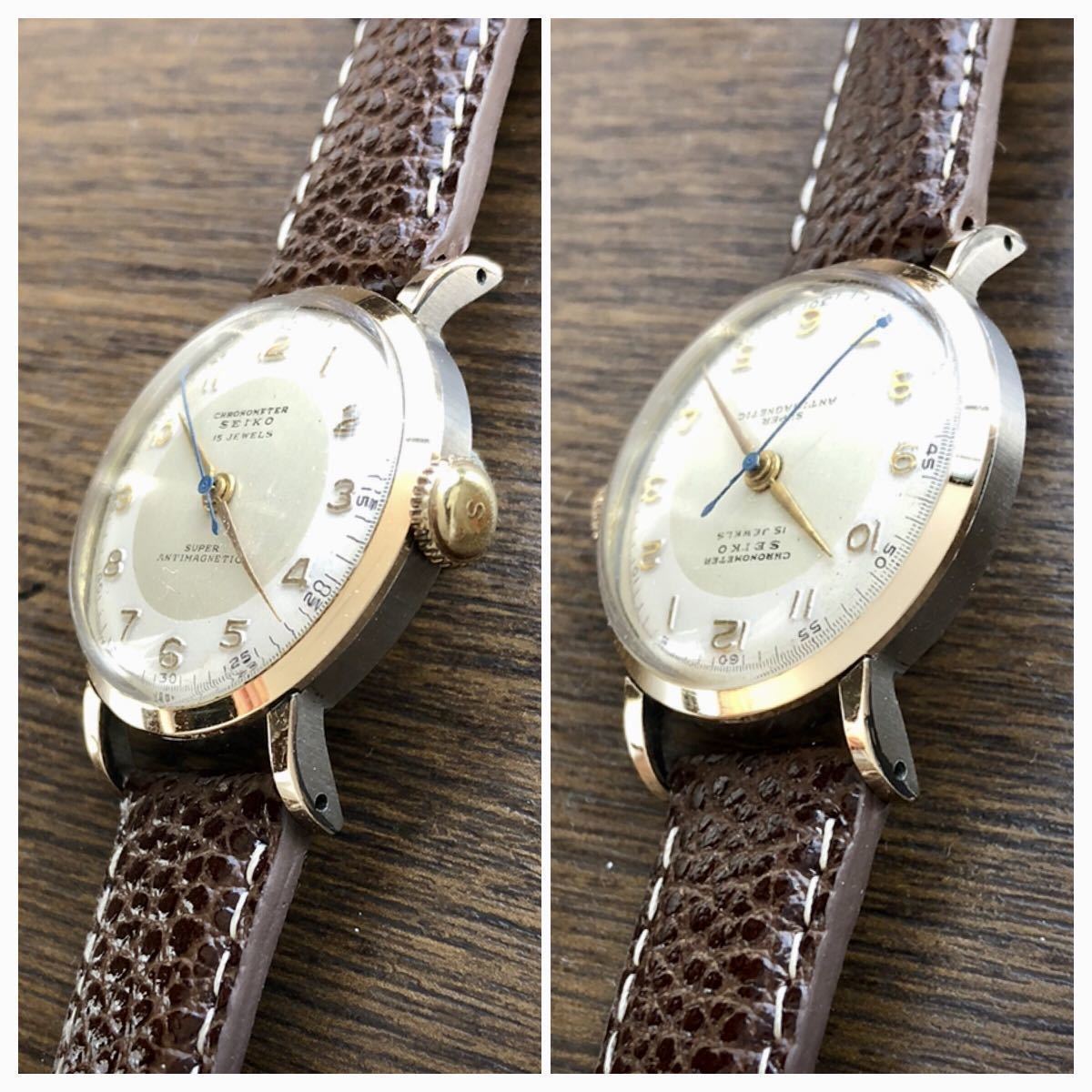希少 ☆ 精工舎 セイコー SEIKO スーパー SUPER クロノメーター 15石