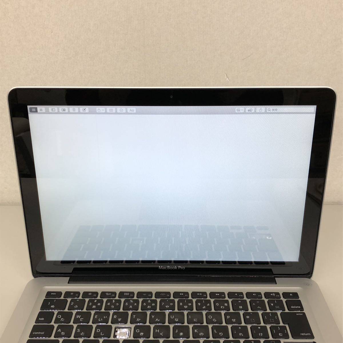 230117PT250241 【ジャンク扱】Apple MacBook Pro 13inch Mid 2012 