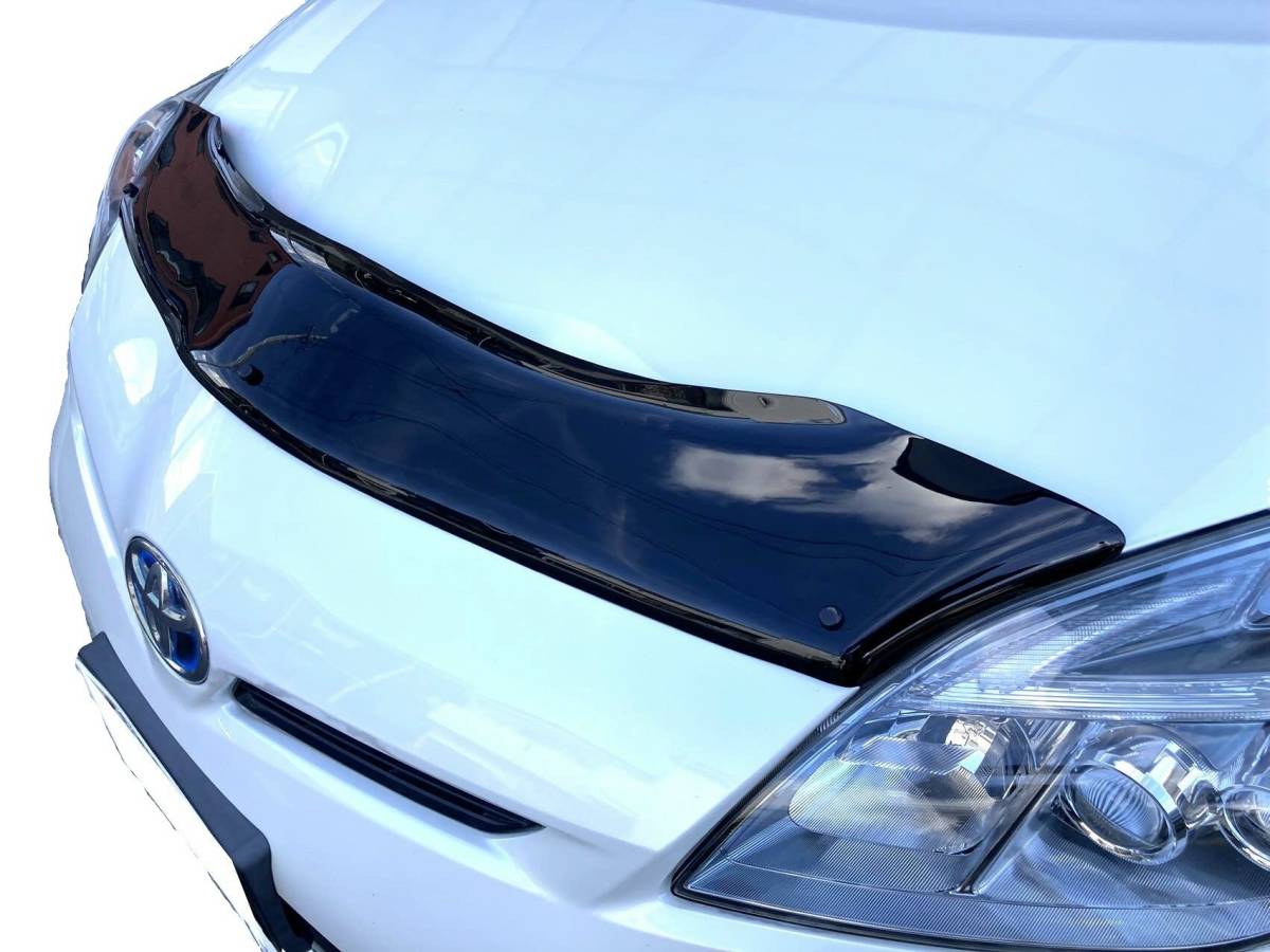 30系 プリウス ボンネットガード バグガード 虫よけ 黒 ボンネット