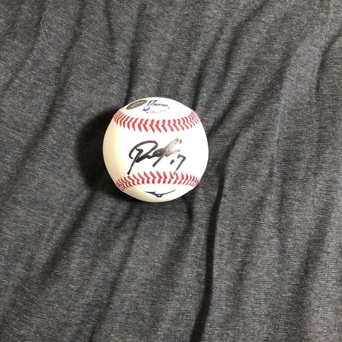 千葉ロッテマリーンズ　佐々木朗希　選手　直筆サインボール　統一球