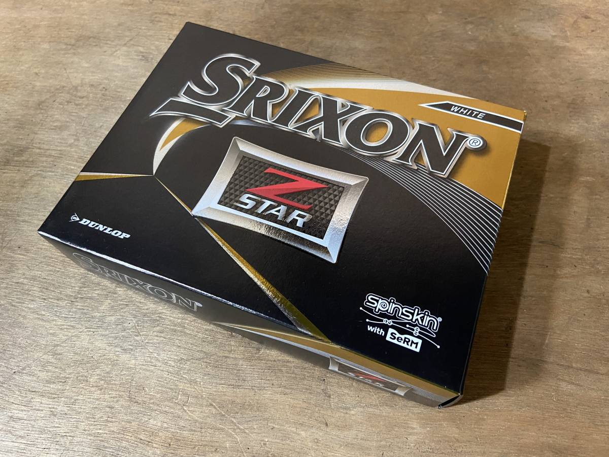 新品 未使用 SRIXON スリクソン Z STAR ホワイト ゴルフボール
