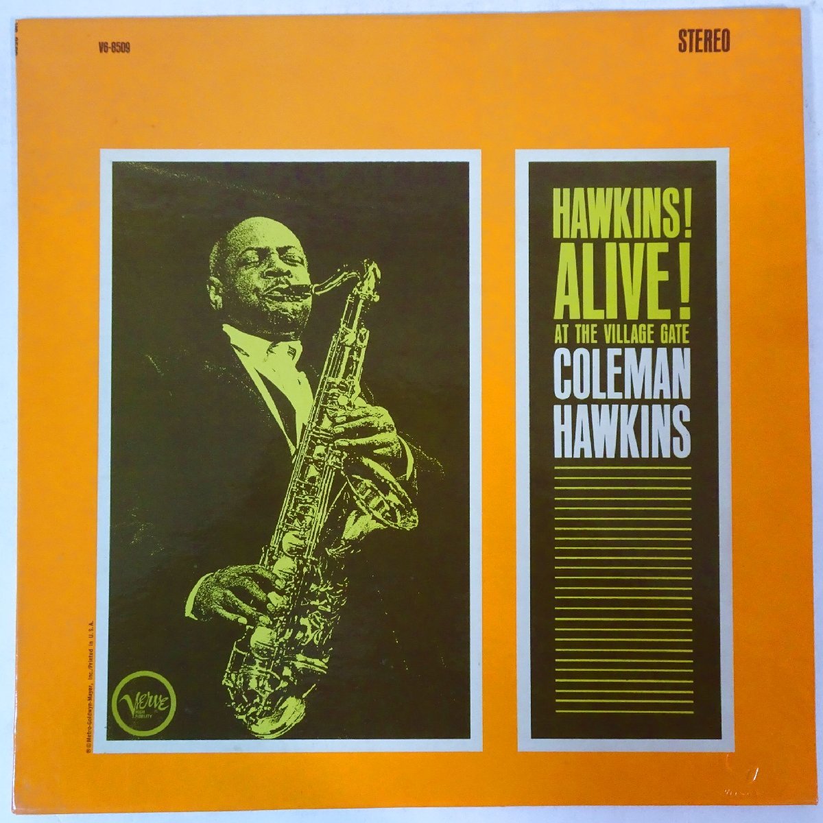 17108947;【US盤/VERVE/深溝/コーティングジャケ】Coleman Hawkins / Hawkins! Alive! At The Village Gate